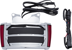 Led Lighted License Plate Frame Chrome, 2, nordicamoto.ro
