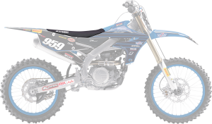 Replica Team Seat Cover Blue, 2, nordicamoto.ro