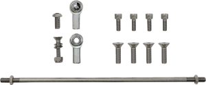 Forward Controls With Master Cylinder Silver