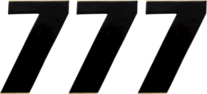 Vinyl Race Numbers Black, 2, nordicamoto.ro