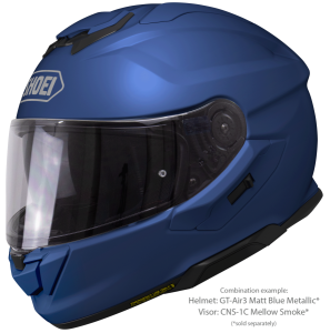 SHOEI GT-AIR3 teljes arcú sisak, matt metálkék, L-es méret, 5, nordicamoto.ro