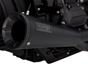 2-into-1 Upsweep Exhaust System Black, 3, nordicamoto.ro