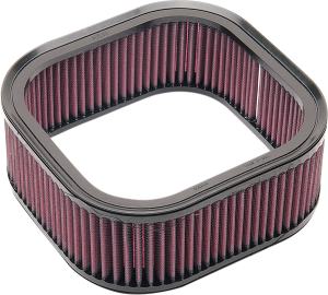 High Flow Replacement Air Filter Black, Red