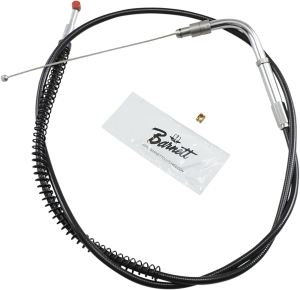Black Vinyl Throttle/idle Cable Black +152 mm (6''), 1, nordicamoto.ro