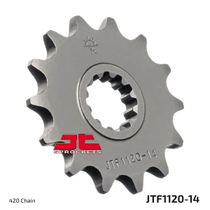 JT SPROCKETS Első lánckerék, természetes színű , nordicamoto.ro
