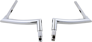1-1/2(r) Ez Install Pointed Top Handlebar Silver, 2, nordicamoto.ro