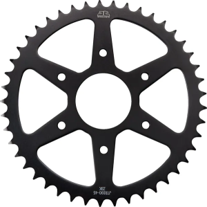 JT SPROCKETS acél hátsó lánckerék, fekete, horganyzott 