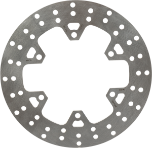Brake Rotor Fixed Round Silver, 1, nordicamoto.ro