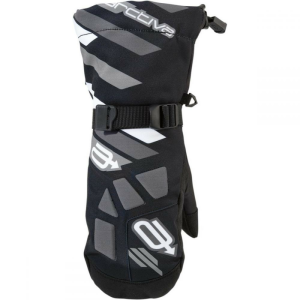 Manusi motoros szán, Arctiva Mitt Long Cuff Ravine Black S7 gyermek motoros szán kesztyű, nordicamoto.ro