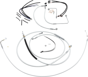 Sterling Chromite Ii® Designer Handlebar Installation Kit Silver, 2, nordicamoto.ro