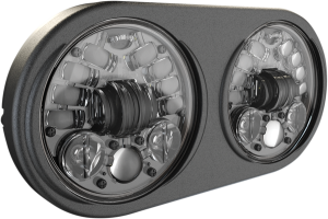 Adaptive 2 Led Headlights Black, 3, nordicamoto.ro