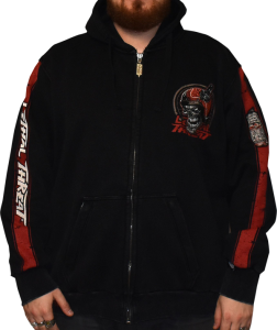 Hoody Zip Opnthrtl Bk Md Black