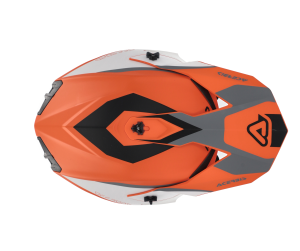 Casca Acerbis Linear Orange/White, 2, nordicamoto.ro
