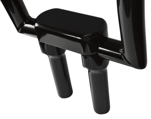 Handlebar Riser & Top Clamp Kit Black, 2, nordicamoto.ro