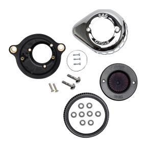 Air Stinger Air Cleaner Kit Silver, 1, nordicamoto.ro