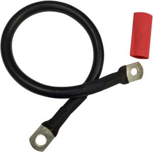 Battery Cable With Optional Shrink Tube Black