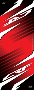 Workstation Floor Mat Black, Red, White