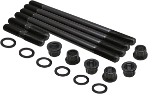 Cylinder Stud And Nut Kit Black, 1, nordicamoto.ro