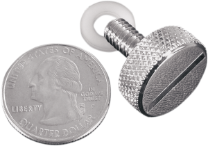 Quarter Turn Seat Thumb Screw Kit Chrome, 1, nordicamoto.ro
