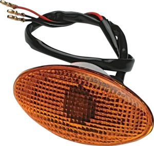 Flat Oval Marker Lights Amber