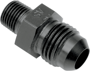 Oil Line Fitting Black