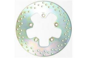 Round Hpsr Solid Brake Rotor Gold, Zinc