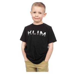Klim Petrol Tri-blend fekete–fehér gyermekpóló, 4, nordicamoto.ro