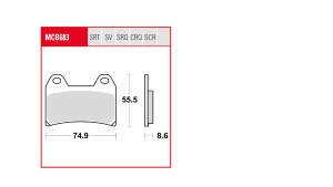 Trq Brake Pad Sintered Race, 1, nordicamoto.ro