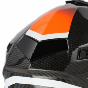 Acerbis Steel Carbon 22.06 sisak, fekete/narancssárga, 4, nordicamoto.ro