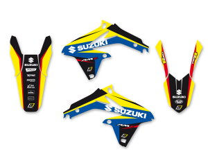 Dream 4 Graphics Kit Black, Blue, Yellow