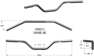 Street-x Handlebars Silver