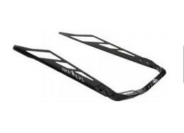 Skinz Next Level Rear Bumper Black/Orange 2016- Polaris Axys