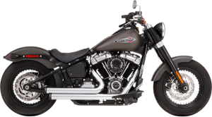 Exhaust System 2-into-2 System For Softail Black