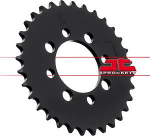 JT SPROCKETS Acél hátsó lánckerék, fekete, 3, nordicamoto.ro