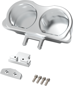 Dual Gauge Mount For Performance Risers Unfinished, 1, nordicamoto.ro