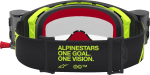 Alpinestars Supertech Roll-Off védőszemüveg – Fekete/Fluo sárga/Átlátszó lencse, 2, nordicamoto.ro