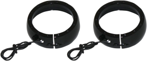 Passing Lamp Lighted Trim Rings Black