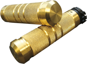Accutronix Grips Handlebar Knurled Grooved 1(r) Brass Brass, 1, nordicamoto.ro