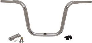 1-1/2(r) Grande Traditional Ape Hanger Handlebar Silver, 2, nordicamoto.ro