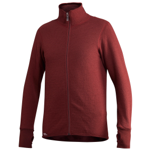 Woolpower Full zip 400 Merino Mid layer Jacket rust red S, 1, nordicamoto.ro