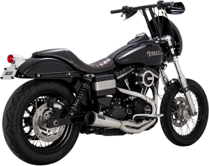 Stainless 2:1 Upsweep Exhaust System Silver 