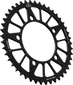 JT SPROCKETS Racelite alumínium hátsó lánckerék, fekete, 2, nordicamoto.ro