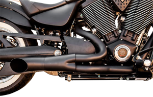 Hot Rod 2:1 Exhaust System Ceramic Black, 1, nordicamoto.ro