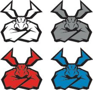 MOOSE RACING Moose Decal Blue, Gray, Red, White, 1, nordicamoto.ro