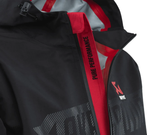 Women's Corpo Rain Jacket Red, Black  S, 4, nordicamoto.ro