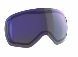 Scott Repl Lens LCG Evo w/ Case solar blue chrome