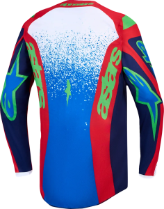 Alpinestars Fluid Drag gyerek póló, fekete/kék/piros, S-es méret, 3, nordicamoto.ro