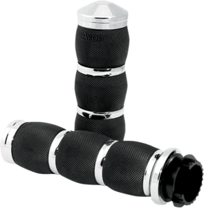 3-ring Air Cushioned Grips Black, 1, nordicamoto.ro