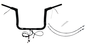 Plug & Play Ez Install 1-1/2(r) Flat Top Handlebar Kit Black, 1, nordicamoto.ro