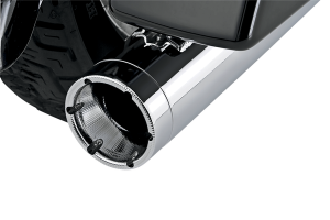 Monster Round Slip-on Muffler Chrome, 5, nordicamoto.ro